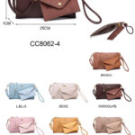 Bolso de Mano Coveri Collection para Mujer con Asa Corta, Tira Bandolera y Monedero Extra