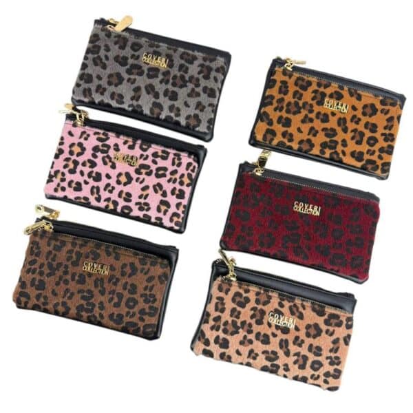 Monedero Sintético Coveri Collection con Diseño Animal Print y 2 Bolsillos con Cremallera para Mujer - Imagen 2
