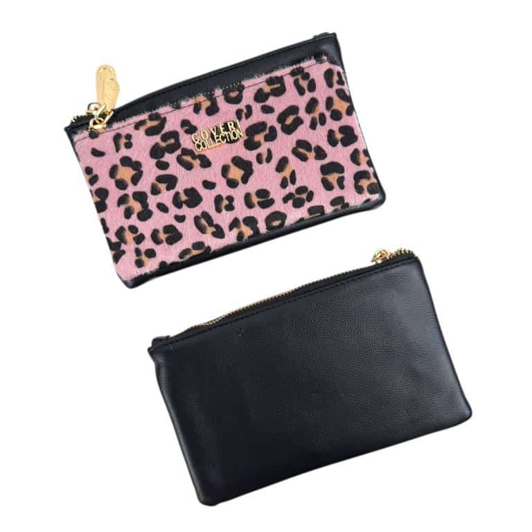 CGCCW81-3-Detalles Monedero Sintético Coveri Collection con Diseño Animal Print y 2 Bolsillos con Cremallera para Mujer - Imagen 1