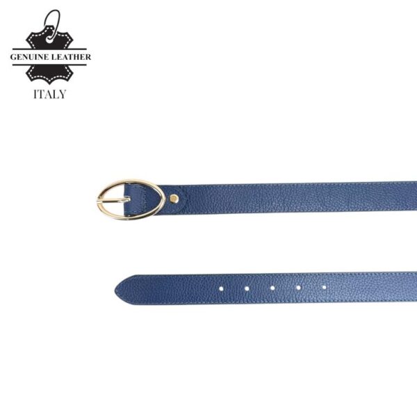 Precioso Cinturón Piel Italiana de Mujer con Gran Calidad y Hebilla Grande - Imagen 13