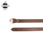 Precioso Cinturón Piel Italiana de Mujer con Gran Calidad y Hebilla Grande - Imagen 9