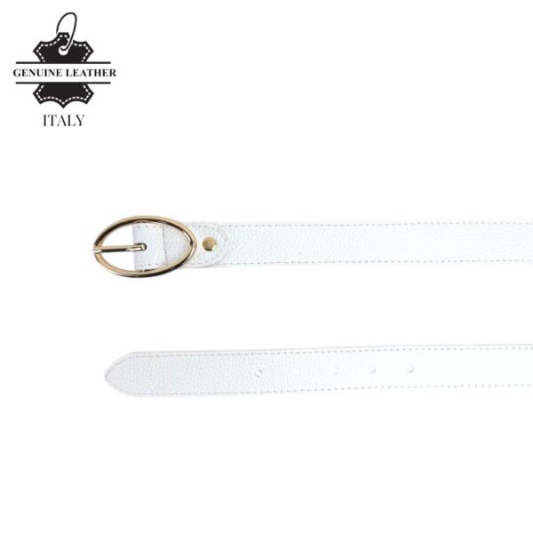 Precioso Cinturón Piel Italiana de Mujer con Gran Calidad y Hebilla Grande - Imagen 12