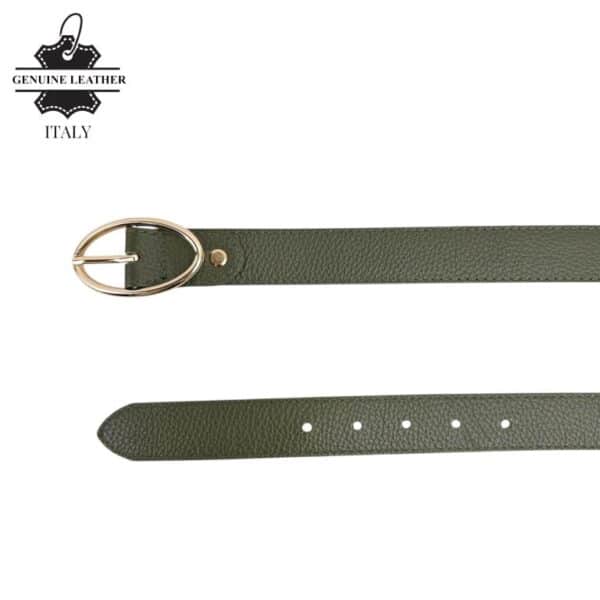 Precioso Cinturón Piel Italiana de Mujer con Gran Calidad y Hebilla Grande - Imagen 11