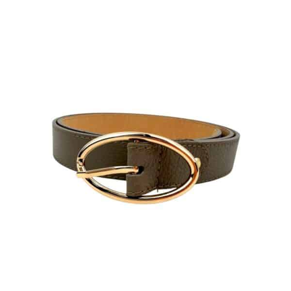 Precioso Cinturón Piel Italiana de Mujer con Gran Calidad y Hebilla Grande - Imagen 16