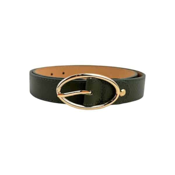 Precioso Cinturón Piel Italiana de Mujer con Gran Calidad y Hebilla Grande - Imagen 17