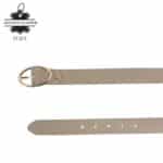 Precioso Cinturón Piel Italiana de Mujer con Gran Calidad y Hebilla Grande - Imagen 6