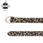 Precioso Cinturón Piel Italiana de Mujer con Gran Calidad y Hebilla Grande - Imagen 4