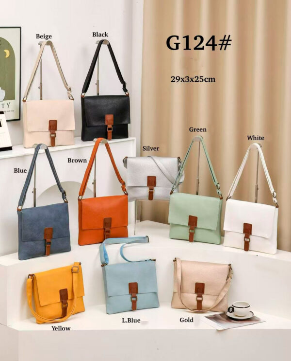 Bolso de Hombro Universitario con Asa Larga Ajustable, Solapa y Práctico Diseño para Mujer - Imagen 2