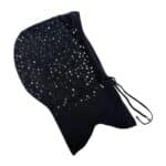 Pasamontañas balakclava con lentejuelas brillantes cashmere y lana - Imagen 6