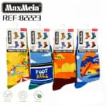 Calcetines Largos y Elásticos en Algodón con Diseño Paisaje Playa y Talla Única para Hombre y Mujer