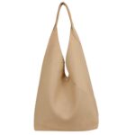 Bolso de Hombro Sintético Tipo Hobo con Multicompartimentos + Bolsito Extra para Mujer - Imagen 8