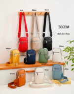 Bolsito Portamovil Sintético con Bolsillo Frontal y 3 Cremalleras Principales para Mujer - Imagen 2