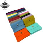 Monedero Compacto de Mujer en Piel Italiana con 3 compartimentos - Imagen 8