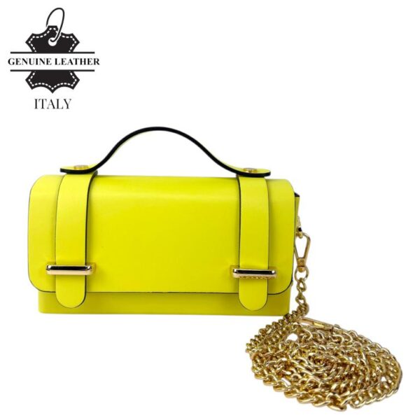 Bolsito de Mano Compacto en Piel con Tachuelas Decorativas y Solapa de 2 Botones para Mujer - Imagen 16