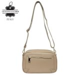 Bolso Bandolera en Piel con 4 Tachuelas Decorativas Frontales para Mujer - Imagen 3