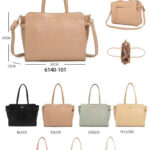 Amplio Bolso de Hombro Sintético D.C. con Estilo Coco y Laterales Blandos y Decorativos Mujer