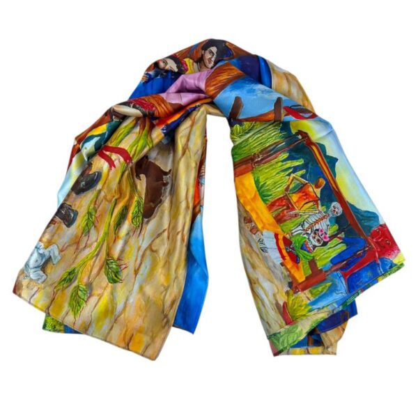 Bonita Bufanda de Mujer con Doble Cara, Bonitos Colores y Agradable al Tacto - Imagen 2