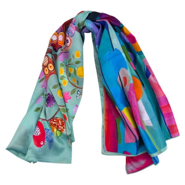 Bonita Bufanda de Mujer con Doble Cara, Bonitos Colores y Agradable al Tacto - Imagen 6