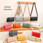 Cartera Sintética de Mujer con Espacio para Tarjetas Trasero y Tira Bandolera Ajustable y Extraíble-All- Mayorista España