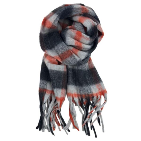 Bufanda de Mujer con Estampado a Cuadros y Gran Calidad - Imagen 2