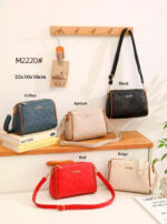 Bolso Bandolera Sintético Maxfly para Mujer con Bolsillos Exteriores de Botón y Cremallera - Imagen 2