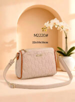 Bolso Bandolera Sintético Maxfly para Mujer con Bolsillos Exteriores de Botón y Cremallera