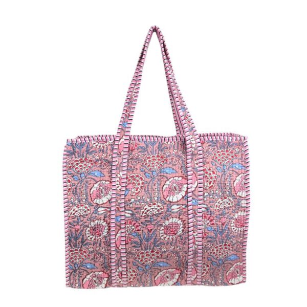 Bolso ToteBag Artesanal de Algodón con Diseño Exclusivo y Cierre de Cremallera Mujer - Imagen 14
