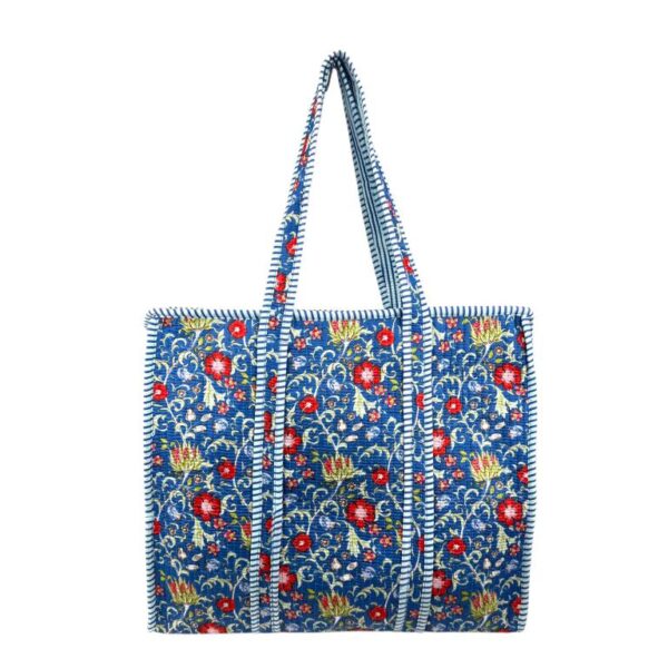 Bolso ToteBag Artesanal de Algodón con Diseño Exclusivo y Cierre de Cremallera Mujer - Imagen 9