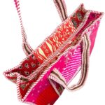 Bolso ToteBag Artesanal Estilo Patchwork en Algodón con Diseño Exclusivo para Mujer - Imagen 9