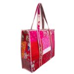 Bolso ToteBag Artesanal Estilo Patchwork en Algodón con Diseño Exclusivo para Mujer - Imagen 8