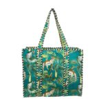 Bolso ToteBag Artesanal de Algodón con Diseño Exclusivo y Cierre de Cremallera Mujer - Imagen 7