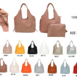 Bolso de Hombro Sintético de Mujer con Cremalleras Laterales y Bolsito Bandolera con Cremallera