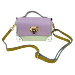 Bolso de Mano Multicolor en Piel Italiana con Tachuelas y Diseño Exclusivo para Mujer - Imagen 15