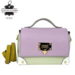 Bolso de Mano Multicolor en Piel Italiana con Tachuelas y Diseño Exclusivo para Mujer - Imagen 14