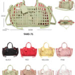 Cesta Sintética de Gran Calidad con Agujeros y Saquito interno de Tela con Cierre de Cuerdas para Mujer