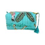 Amplio Neceser Acolchado, Artesanal y Único de Algodón para Mujer - Imagen 8