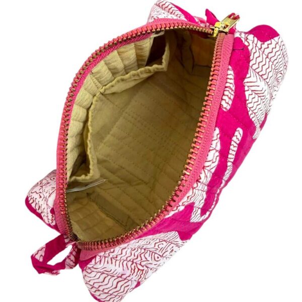 Amplio Neceser Acolchado, Artesanal y Único de Algodón para Mujer - Imagen 14