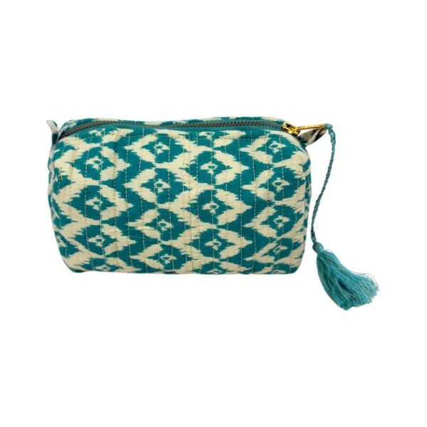 Amplio Neceser Acolchado, Artesanal y Único de Algodón para Mujer - Imagen 4