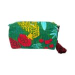 Neceser Acolchado, Artesanal y Compacto de Algodón con Diseño Único para Mujer