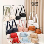 Juego 2 Bolsos Bandolera Maxfly con Flecos Decorativos en la Cremallera y Gran Calidad para Mujer