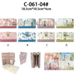 Cartera Sintética de Mujer con Muñeca Sweet Candy, Caja, Mini Solapa y Tarjetero Extraíble