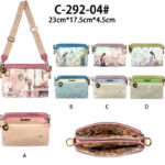 Bolso Bandolera Sintético con Muñeca Sweet Candy, Bolsillo Trasero y 2 Compartimentos para Mujer