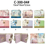 Monedero Sintético de Mujer con Muñeca Sweet Candy, Caja, Bolsillo Interno y Mini Solapa