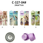 Botella Termo con Diseño de Muñeca Sweet Candy y Base Antideslizante para Mujer