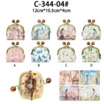 Monedero Sintético de Mujer con Muñeca Sweet Candy, Caja, Tamaño Compacto y Cierre de Click