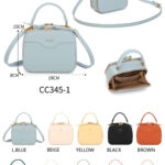 Bolso de Mano Cuadrado Sintético Coveri Collection con 2 Bolsillos con Cremalleras Enterizas Mujer