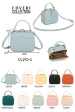 Bolso de Mano Cuadrado Sintético Coveri Collection con 2 Bolsillos con Cremalleras Enterizas Mujer - Imagen 2