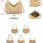 Bolso de Hombro Sintético Hobo Coveri Collection con Asa Larga Original y Tira Bandolera para Mujer