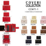 Juego de Cartera con Bolsillo Frontal y Tarjetero Sintéticos de Gran Calidad Coveri Collection para Mujer