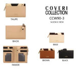 Monedero Sintético Coveri Collection con Diseño Animal Print, Caja y Compartimento Frontal para Mujer-All- Mayorista España